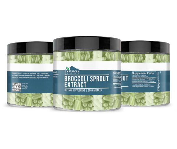 Cápsulas de extracto de brócoli Earthborn Elements