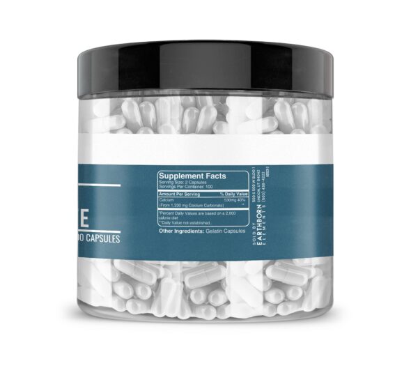 Cápsulas de carbonato de calcio