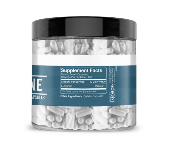 Cápsulas L-Arginine Earthborn Elements