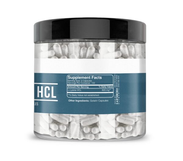 Earthborn Elements L-Lysine HCL caja