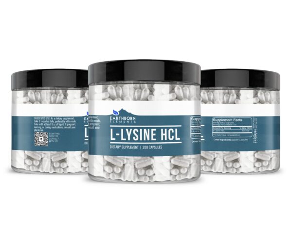 Earthborn Elements L-Lysine HCL envase