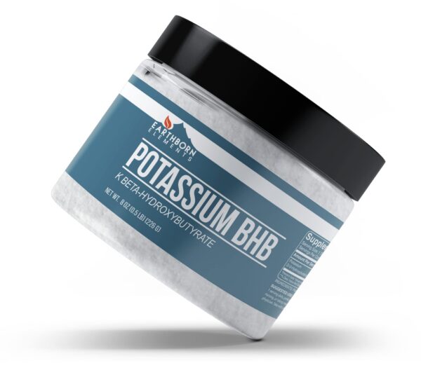 Earthborn Elements etiqueta potasio D-Beta-Hidroxi-butirato 8 oz