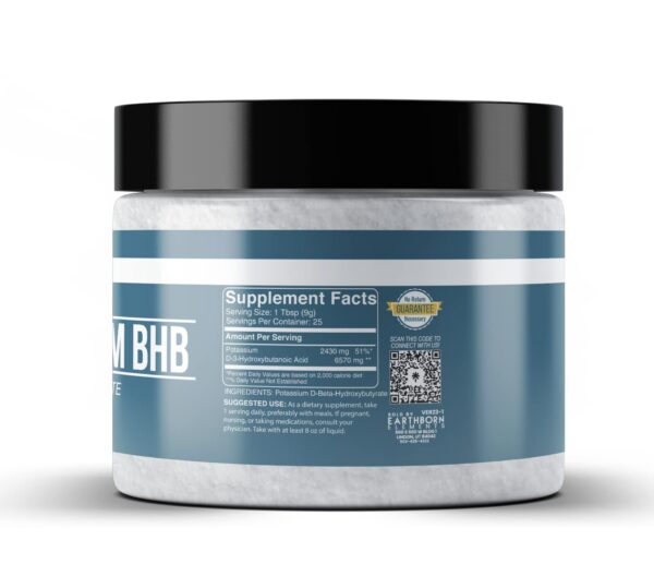 Earthborn Elements potasio D-Beta-Hidroxi-butirato 8 oz ingredientes