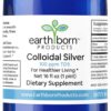 Version 1.0.0 Etiqueta de Earthborn Plata Coloidal líquido 16 oz