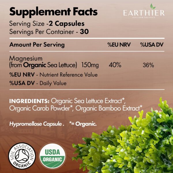 Etiqueta certficada Soil Association UK