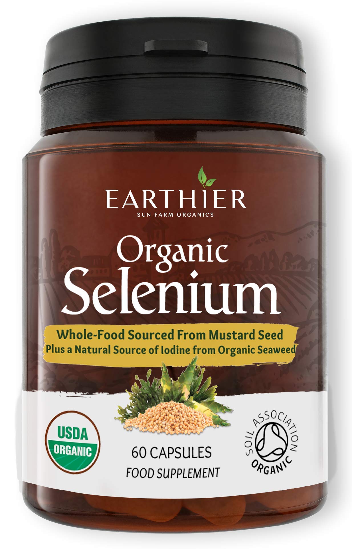 Earthier Selenium Iodine Organic Silica