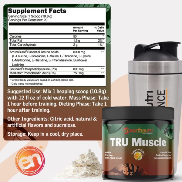 Version 1.0.0 Frasco EarthNutri 216 g con etiqueta