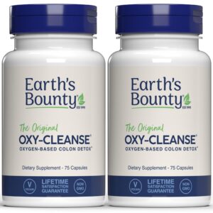 Version 1.0.0 Earth's Bounty Oxy-Cleanse cápsulas para limpieza de colon