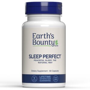 Earth's Bounty Sleep Perfect frasco suplemento sueño natural