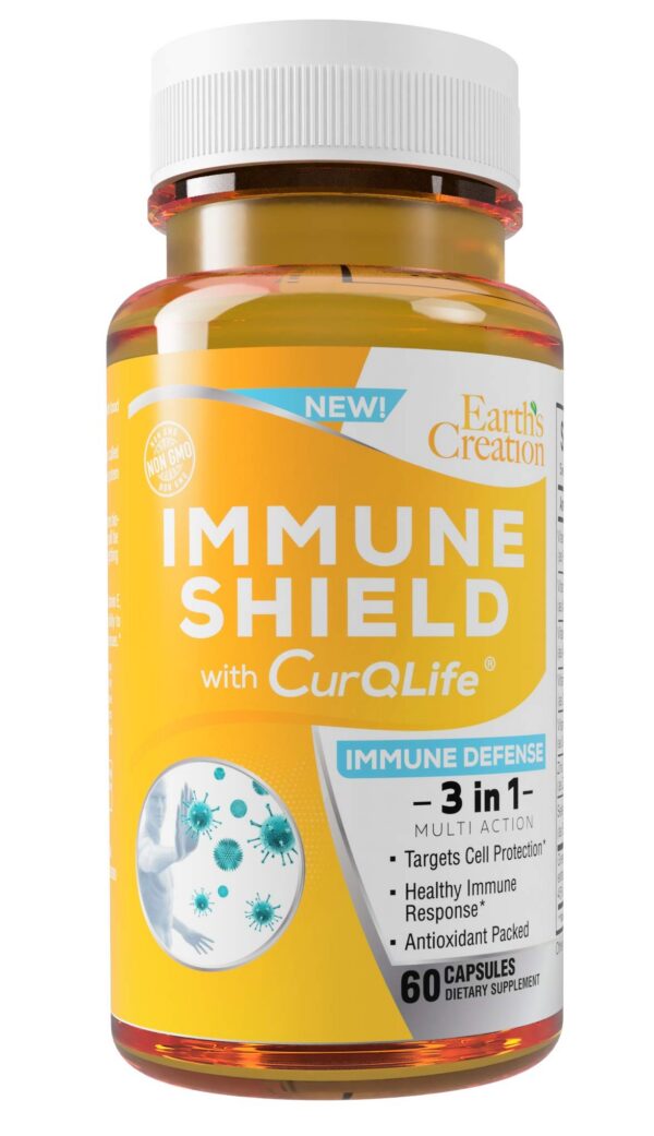 Frasco de multivitamínico Earth’s Creation