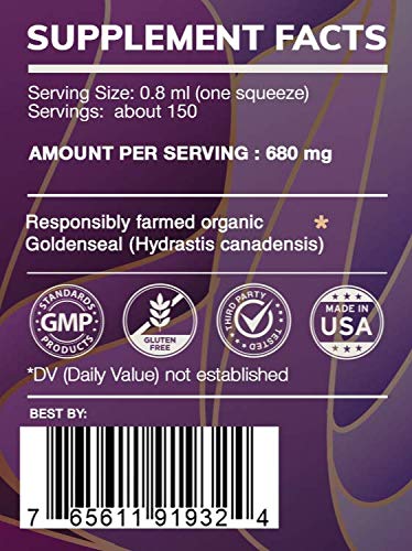 Earth's Love extracto herbal sello de oro frasco con etiqueta