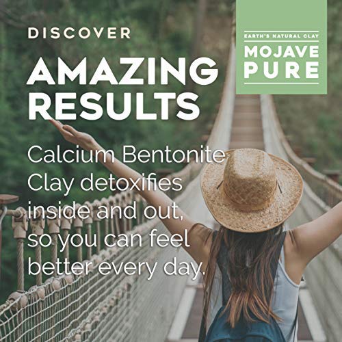 Earth's Natural Clay envase polvo bentonita para detox y limpieza