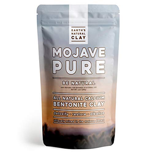 Earth's Natural Clay polvo arcilla bentonita calcio natural 13oz