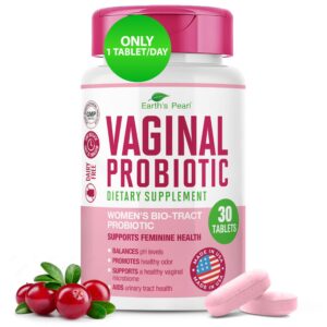Earth's Pearl probióticos vaginales mujeres frasco principal