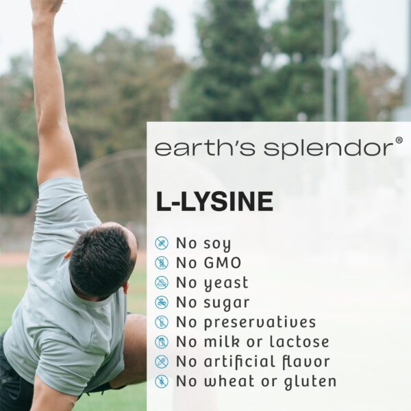 Earth's Splendor L-Lysine caplets caja