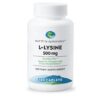 Earth's Splendor L-Lysine 500 mg caplets frente