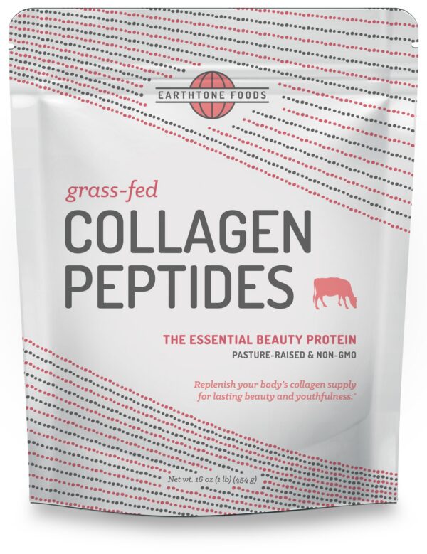 Polvo de colágeno hidrolizado Earthtone en envase