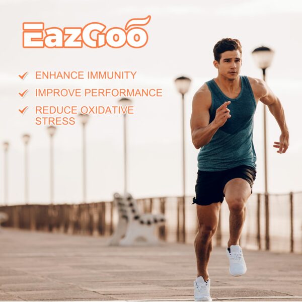 Etiqueta frontal del producto EAZGOO CoQ10