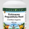 Echinacea Angustifolia raíz orgánica TerraVita 100 cápsulas