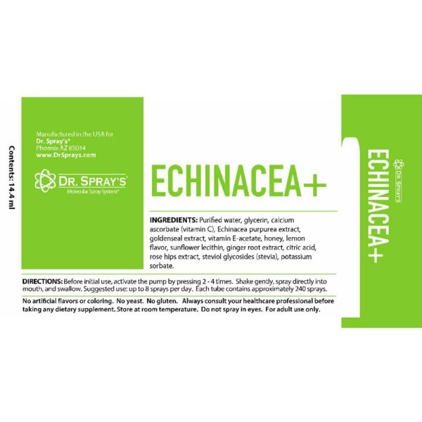 Version 1.0.0 Echinacea+ spray con sabor miel y limón Dr. Spray's
