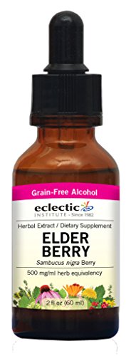 Eclectic Elderberry extracto saúco rojo 2 oz alcohol orgánico