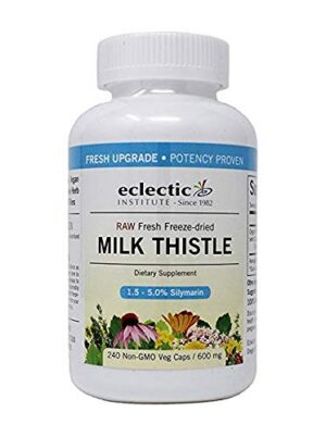 Eclectic Institute Cardo Mariano 600mg 2 paquetes 240 cápsulas vegetales