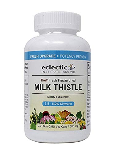 Eclectic Institute Cardo Mariano 600mg 2 paquetes 240 cápsulas vegetales