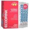Paquetes Eco Drink multivitaminas sin azúcar sabor Fruit Punch