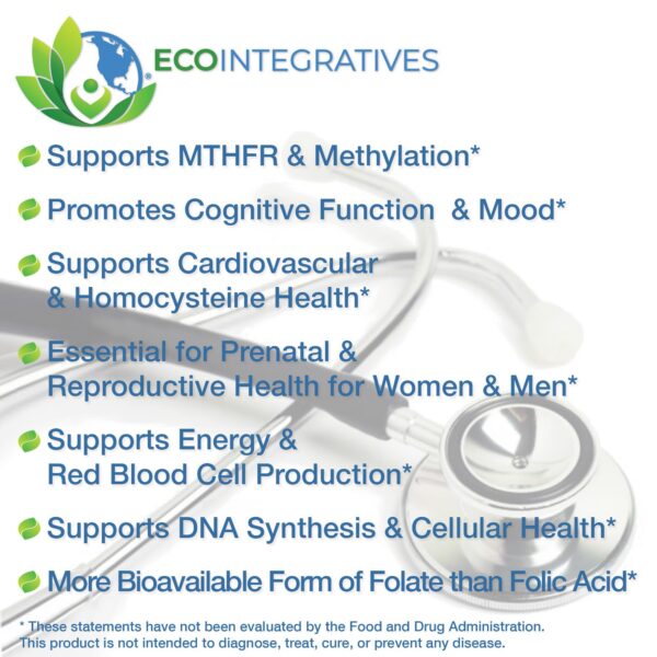 Etiqueta frontal Folato Activo 5-MTHF