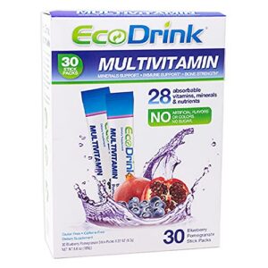 paquete EcoDrink mezcla energía multivitamínica 30 sobres