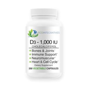 EcoIntegratives vitamina d3 1000 ui 250 cápsulas vegetales