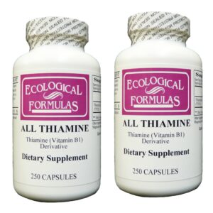 Frascos Ecological Formulas All Thiamine Vitamina B1 50mg