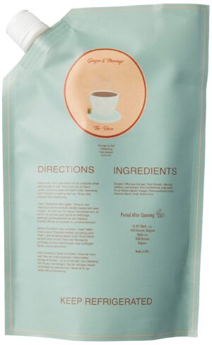 Ecoslay enjuague de té de jengibre y moringa 8oz para cabello