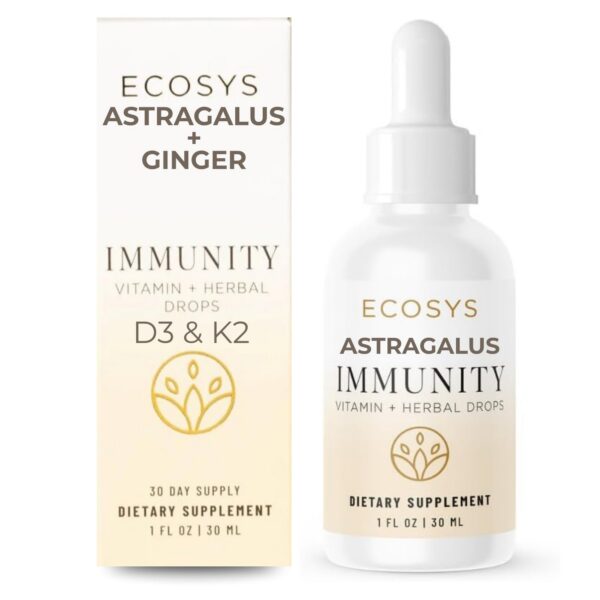 Frasco ECOSYS Gotas líquidas Astrágalo D3 K2