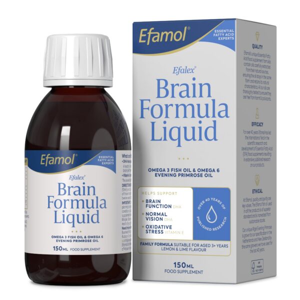 Frasco Efamol Efalex Brain Formula Liquid 150ml
