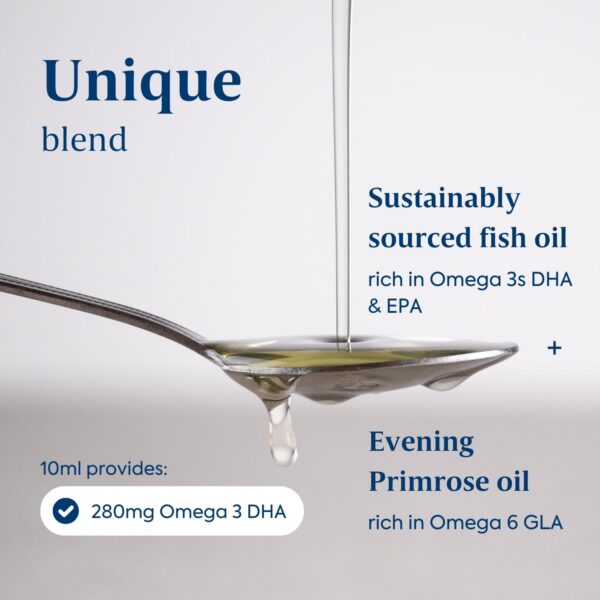 Etiqueta del envase con DHA y EPA