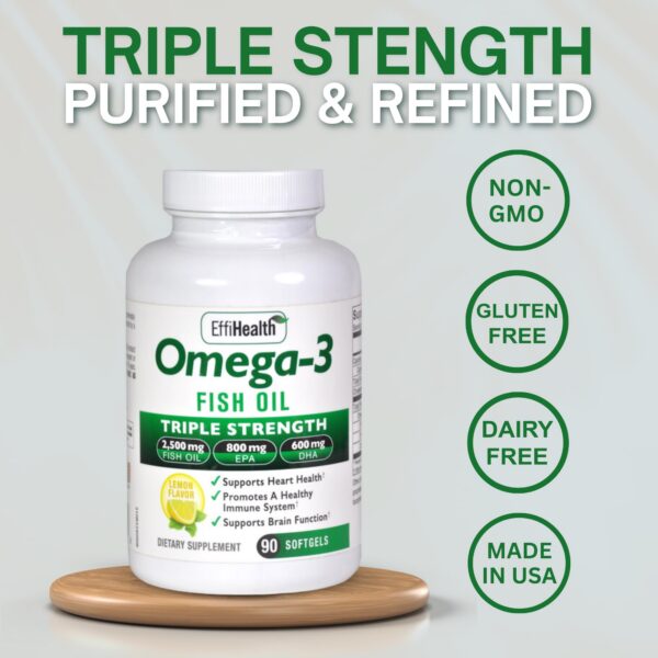 EffiHealth Omega-3 cápsulas azules