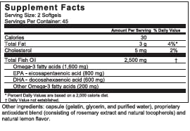 EffiHealth Omega-3 etiqueta frasco