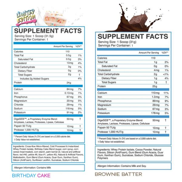 Frascos de muestra Whey Isolate