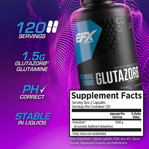 Etiqueta de EFX Glutazorb Caps