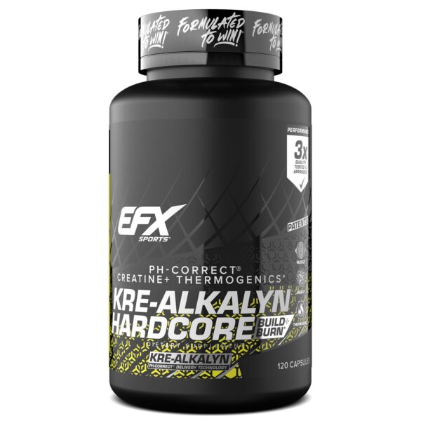Frente del frasco EFX Kre-Alkalyn Hardcore