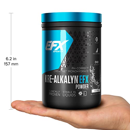 Version 1.0.0 Frasco Kre-Alkalyn EFX y etiqueta