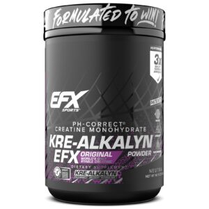 Version 1.0.0 Frente del envase Kre-Alkalyn EFX polvo de creatina