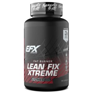 Version 1.0.0 EFX Sports Lean Fix Xtreme frasco y etiqueta frontal