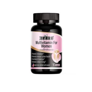 Version 1.0.0 Frente del envase de EGUOO Multivitamínico para Mujeres