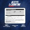 Frasco de acetil L-Carnitina, lateral