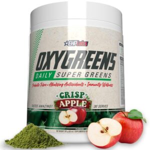 Version 1.0.0 EHP Labs OxyGreens polvo super greens manzana