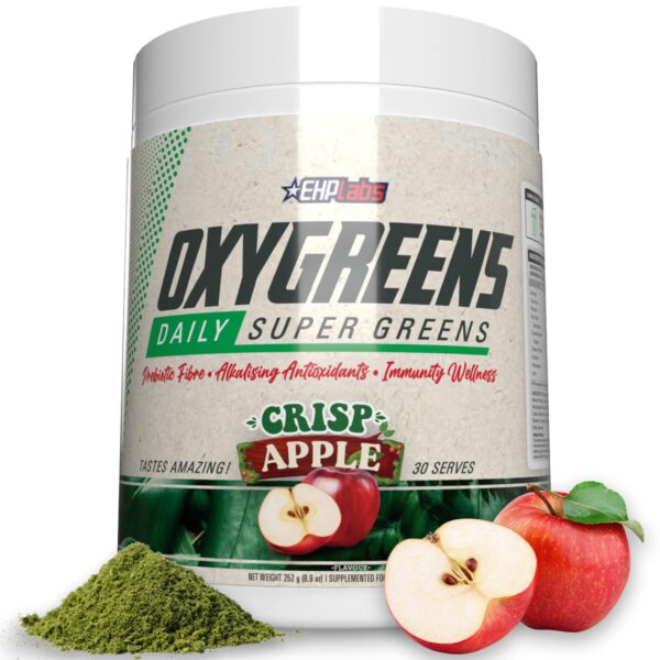 EHP Labs OxyGreens polvo super greens manzana
