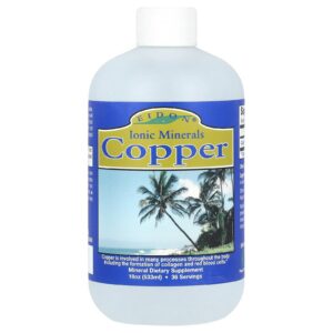 Version 1.0.0 Cobre coloidal Eidon Ionic Minerals 18 oz frasco