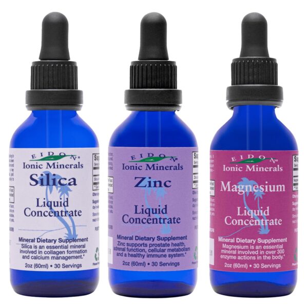 Gotas minerales iónicos de Eidon – sílice, zinc y magnesio